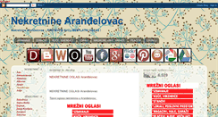 Desktop Screenshot of nekretninearandjelovac.blogspot.com