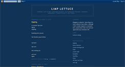 Desktop Screenshot of limp-lettuce.blogspot.com