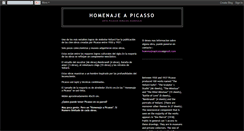 Desktop Screenshot of homenajeapicassoarg.blogspot.com