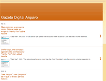 Tablet Screenshot of gazetadigitalarquivo.blogspot.com