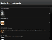 Tablet Screenshot of nocomplyblog.blogspot.com