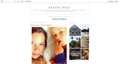 Desktop Screenshot of beautymole.blogspot.com