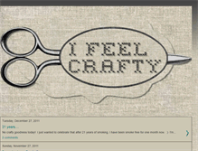 Tablet Screenshot of ifeelcrafty.blogspot.com