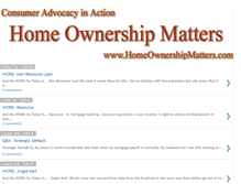 Tablet Screenshot of homeownershipmatters.blogspot.com