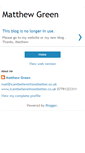Mobile Screenshot of matthewgreenatwork.blogspot.com