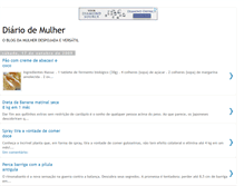 Tablet Screenshot of diariodemulherchik.blogspot.com