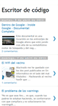Mobile Screenshot of escritordecodigo.blogspot.com