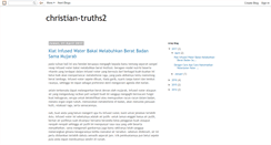 Desktop Screenshot of christian-truths2.blogspot.com