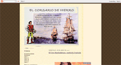 Desktop Screenshot of elcorsariodehierro.blogspot.com