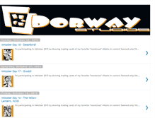 Tablet Screenshot of dorwaystudios.blogspot.com
