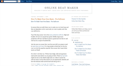 Desktop Screenshot of best-online-beat-maker.blogspot.com