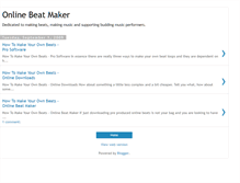 Tablet Screenshot of best-online-beat-maker.blogspot.com