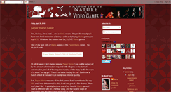 Desktop Screenshot of natureandvideogames.blogspot.com