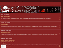 Tablet Screenshot of natureandvideogames.blogspot.com
