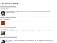 Tablet Screenshot of lifewiththeroens.blogspot.com