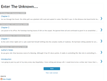 Tablet Screenshot of entertheunknown17.blogspot.com