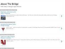 Tablet Screenshot of abovethebridge.blogspot.com