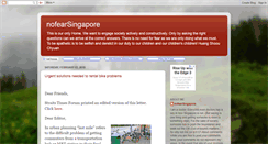 Desktop Screenshot of nofearsingapore.blogspot.com