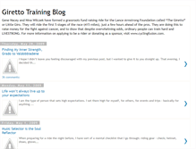 Tablet Screenshot of girettotrainingblog.blogspot.com