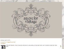 Tablet Screenshot of aneyeforvintage.blogspot.com