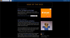 Desktop Screenshot of edgeofthedice.blogspot.com