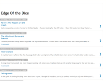 Tablet Screenshot of edgeofthedice.blogspot.com