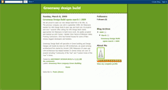 Desktop Screenshot of greenwaydb.blogspot.com