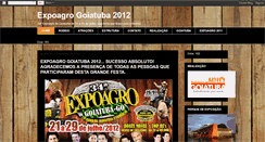 Desktop Screenshot of expoagrogoiatuba.blogspot.com