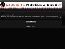Tablet Screenshot of modelescort247.blogspot.com
