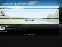 Tablet Screenshot of feconvida-fiqui-fibrosisquistica.blogspot.com