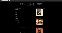 Desktop Screenshot of malaysianposts.blogspot.com