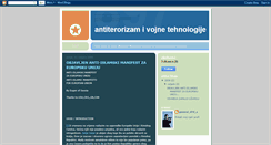 Desktop Screenshot of antiterorizam.blogspot.com