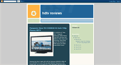 Desktop Screenshot of hdtv--reviews.blogspot.com