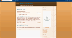 Desktop Screenshot of andrewtheplanner.blogspot.com