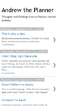 Mobile Screenshot of andrewtheplanner.blogspot.com