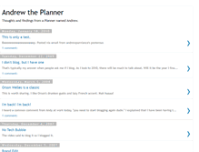 Tablet Screenshot of andrewtheplanner.blogspot.com
