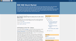 Desktop Screenshot of bse-nse-stock.blogspot.com