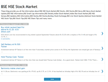 Tablet Screenshot of bse-nse-stock.blogspot.com