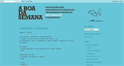 Desktop Screenshot of aboadasemana.blogspot.com