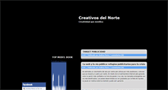 Desktop Screenshot of creativosdelnorte.blogspot.com