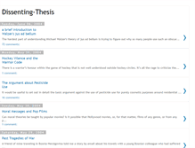Tablet Screenshot of dissenting-thesis.blogspot.com