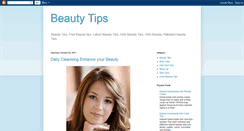 Desktop Screenshot of newbeautytips4u.blogspot.com