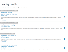 Tablet Screenshot of hearinghealth.blogspot.com