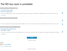 Tablet Screenshot of 501bus.blogspot.com