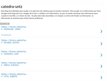 Tablet Screenshot of catedra-unlz.blogspot.com