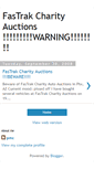 Mobile Screenshot of fastrakcharityauctions.blogspot.com