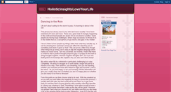 Desktop Screenshot of holisticinsightsloveyourlife.blogspot.com