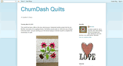 Desktop Screenshot of churndashquilts.blogspot.com