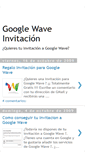 Mobile Screenshot of googlewave-invitacion.blogspot.com