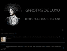 Tablet Screenshot of garotassdeluxo.blogspot.com